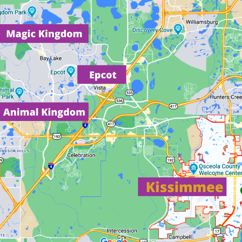 Mapa Magic Kingdom Orlando